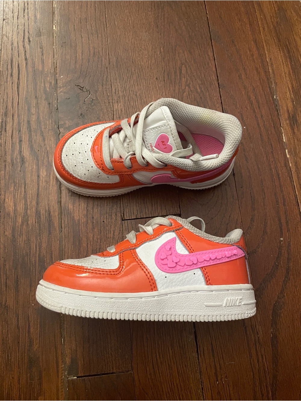 Nike Air Force 1 Pink Low-Top Toddler Sneakers